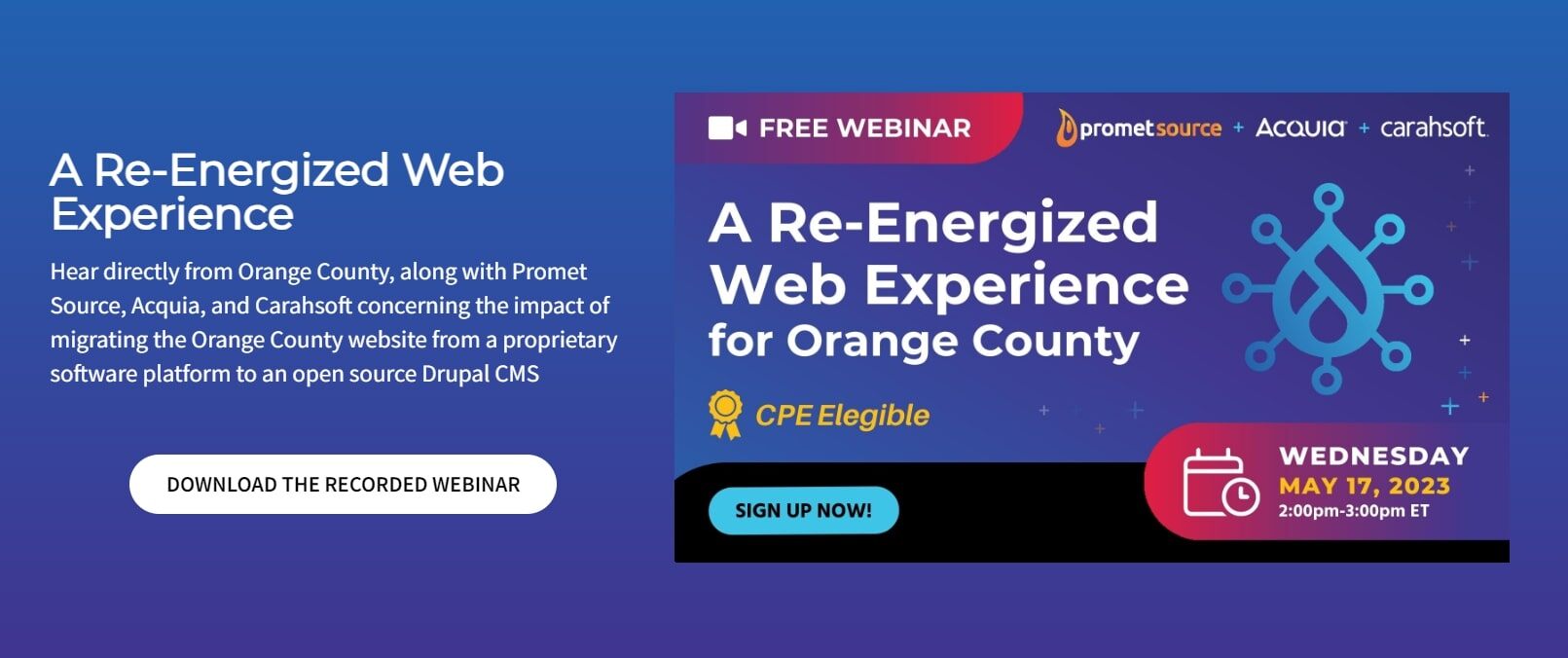 A Re-Energized Web Experience for Orange County