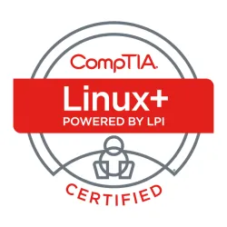 CompTIA Linux+ badge