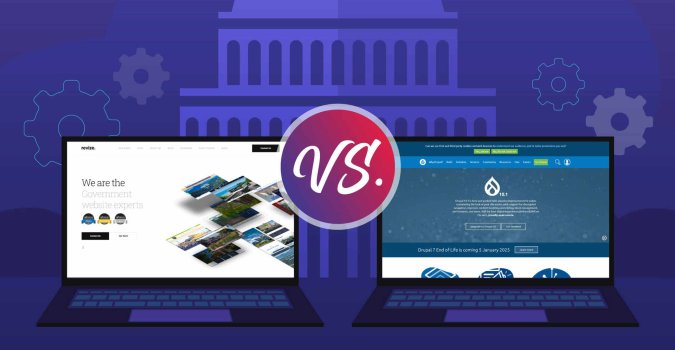 Drupal vs Revize for Government header