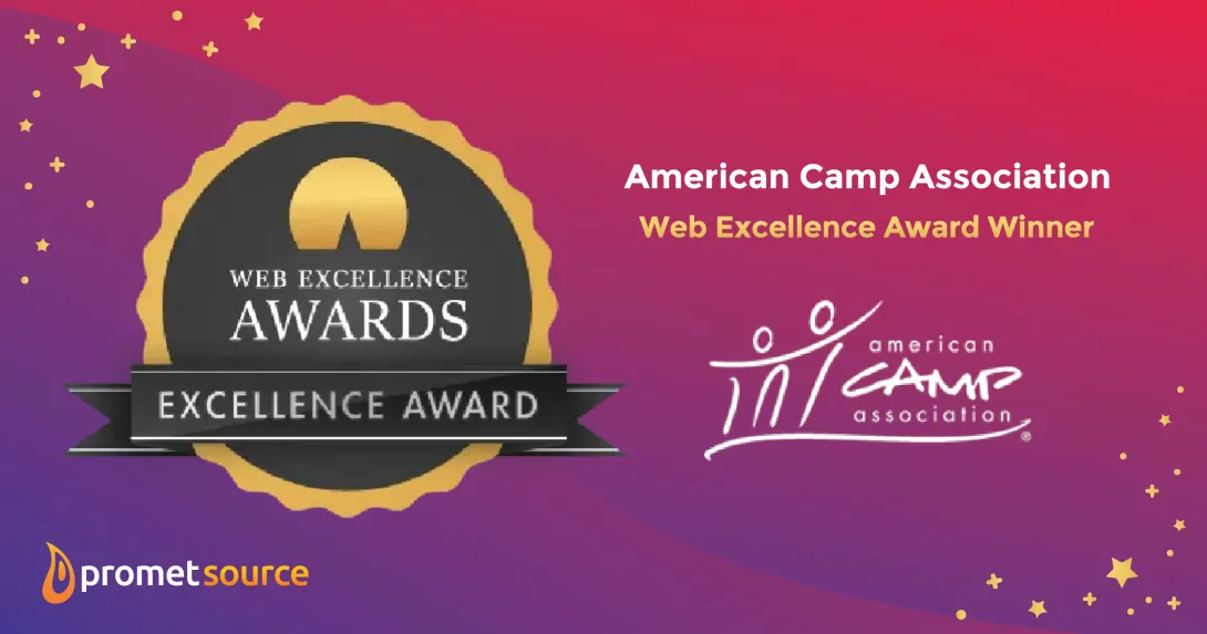 Web Excellence Award for American Camps Association