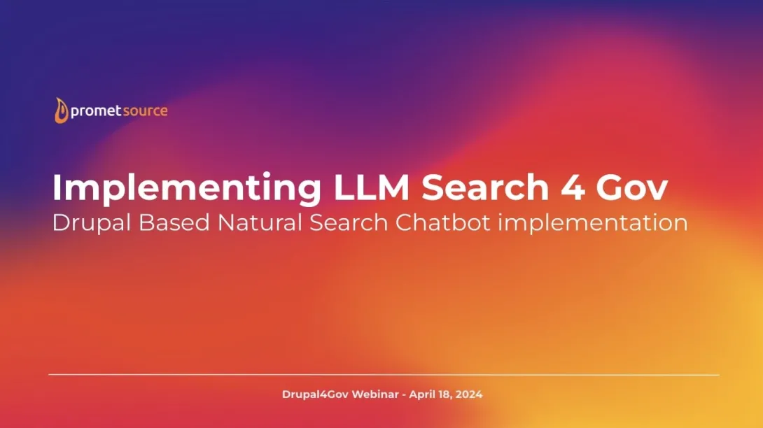 Implementing LLM Search 4 Gov