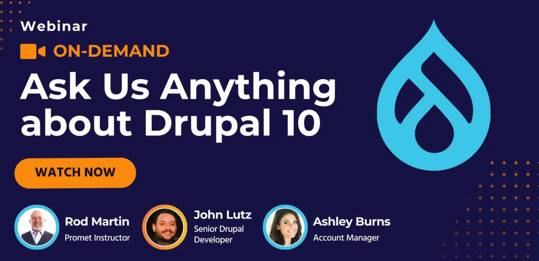 AMA Drupal 10 webinar on demand