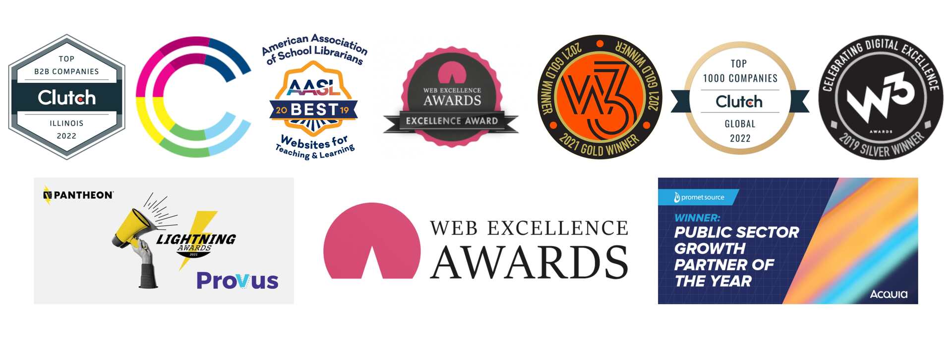 Awards logos