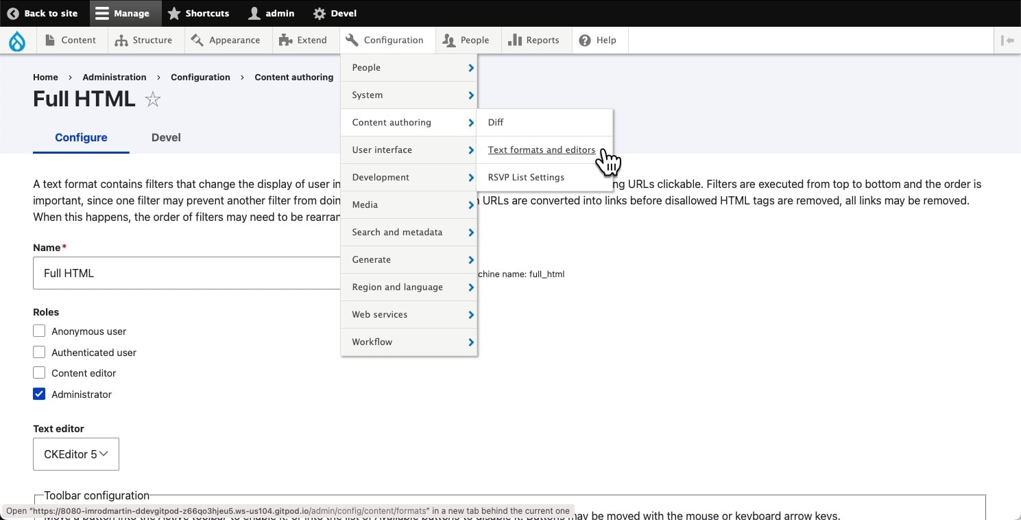 text formats and editors